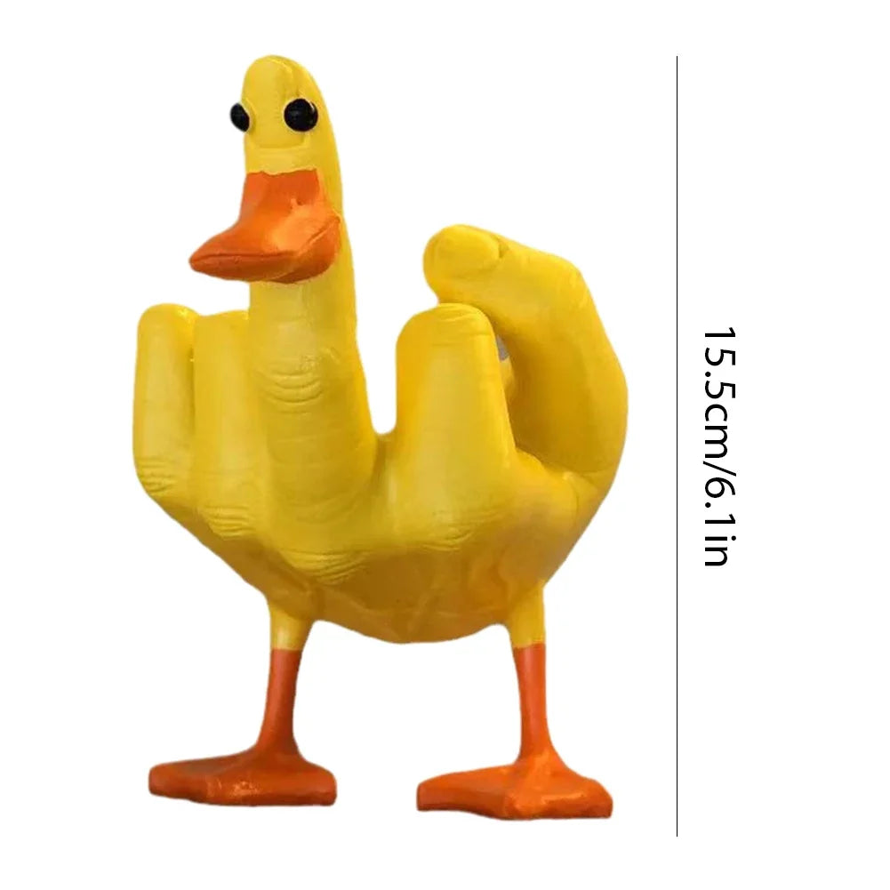 Duck With A Bad Attitude Sculpture
