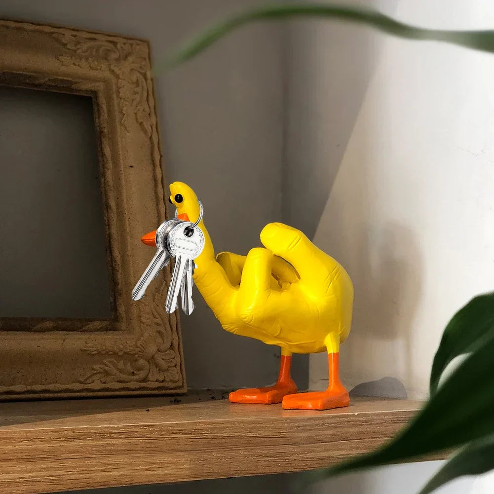 Duck With A Bad Attitude Sculpture