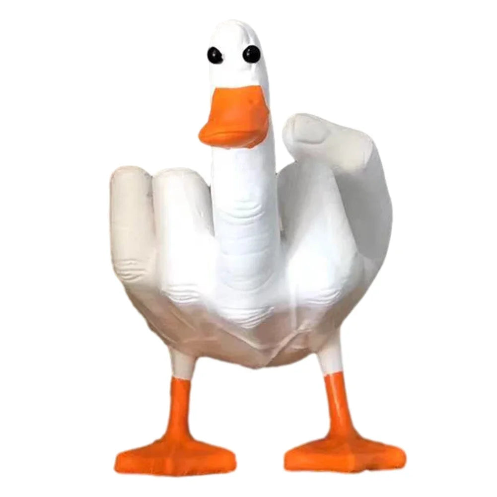 Duck With A Bad Attitude Sculpture
