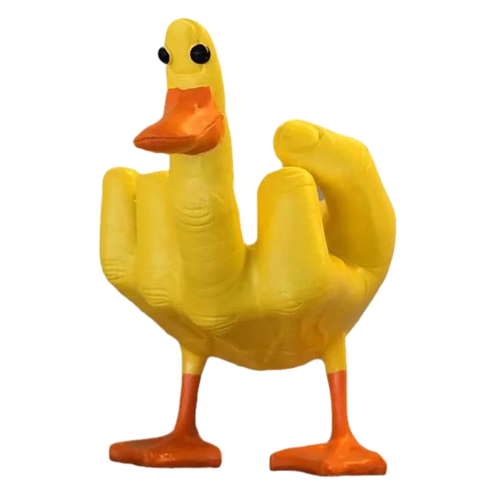 Duck With A Bad Attitude Sculpture