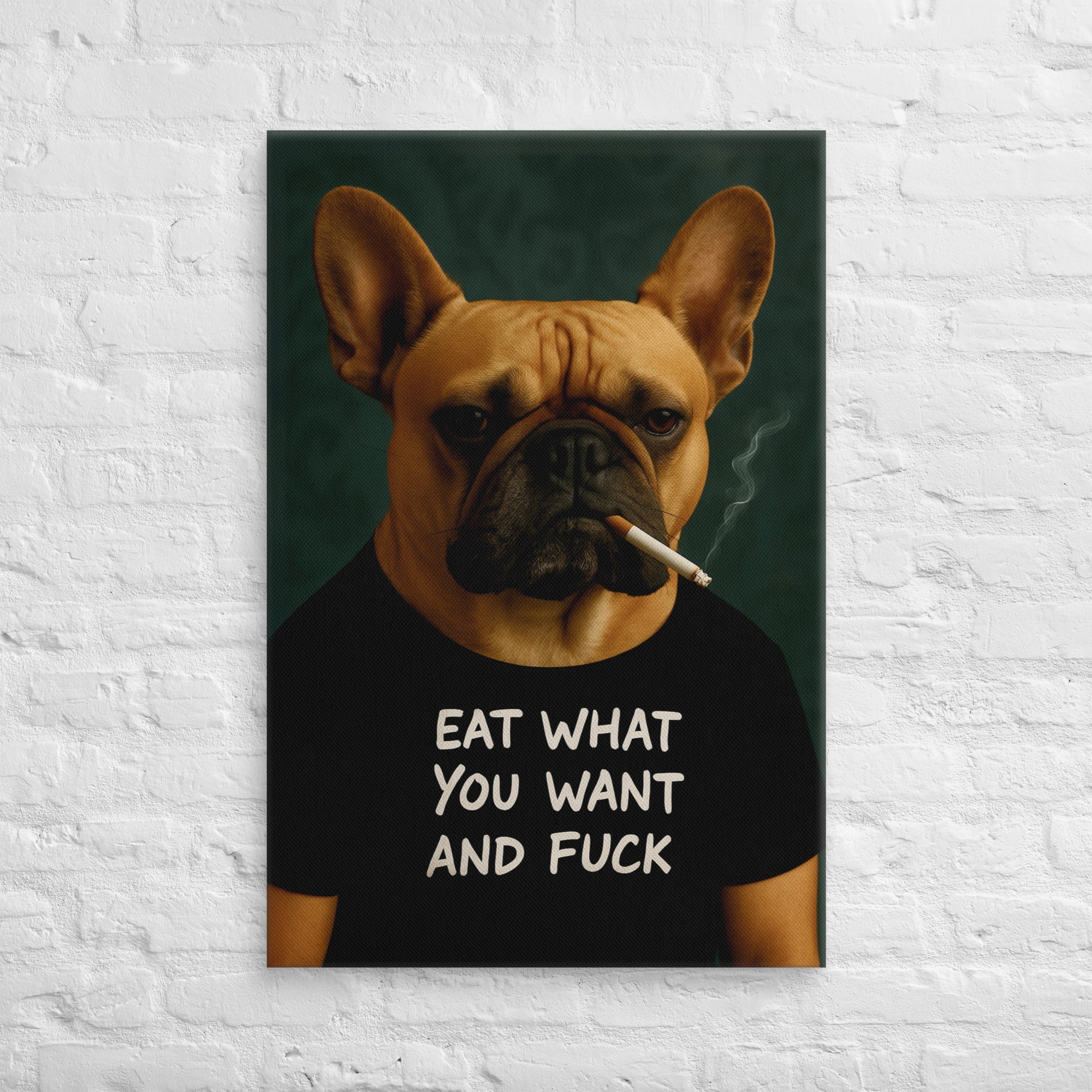 Frenchie With An Attitude Painting