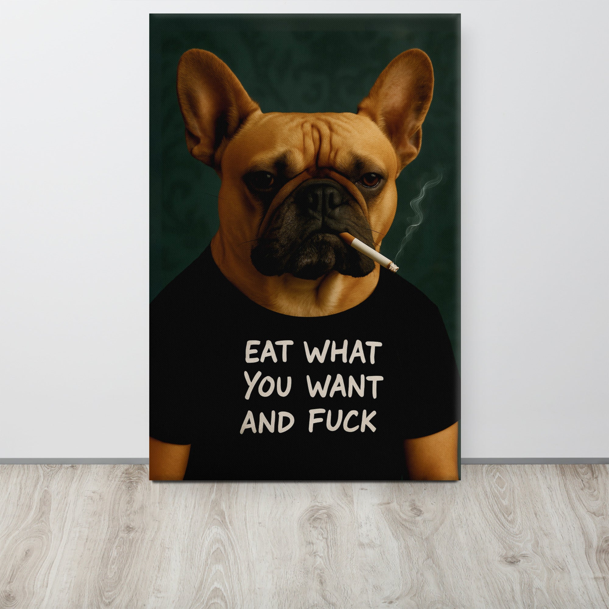 Frenchie With An Attitude Painting