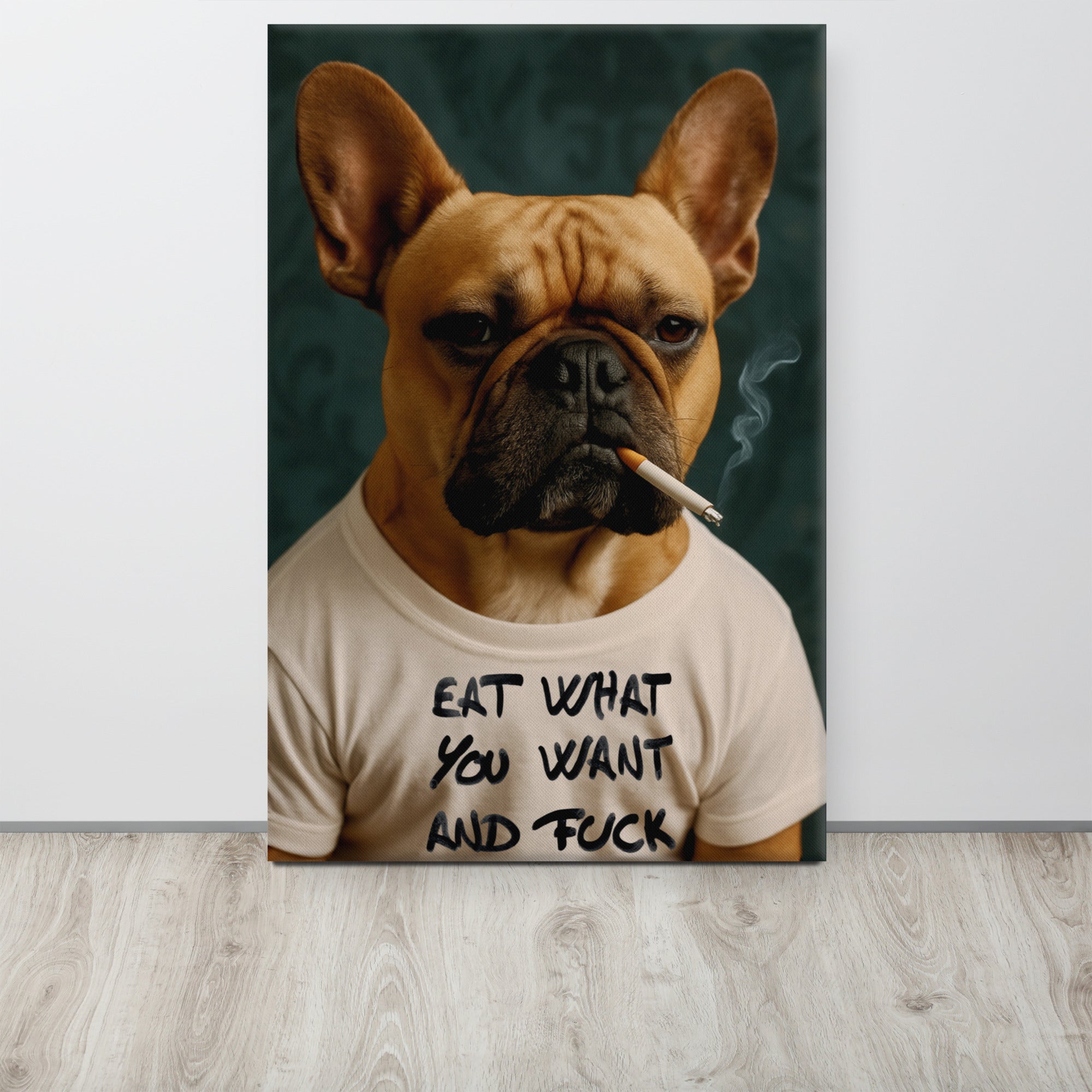 Frenchie With An Attitude Painting