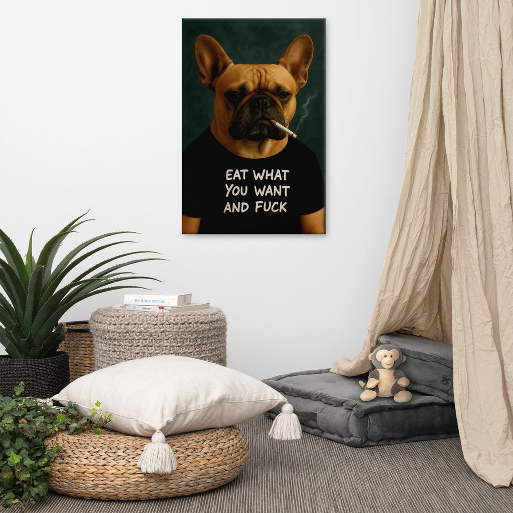Frenchie With An Attitude Painting