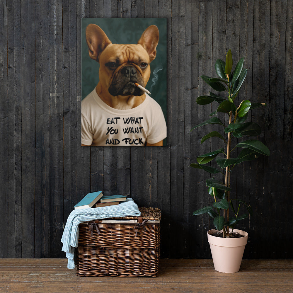 Frenchie With An Attitude Painting