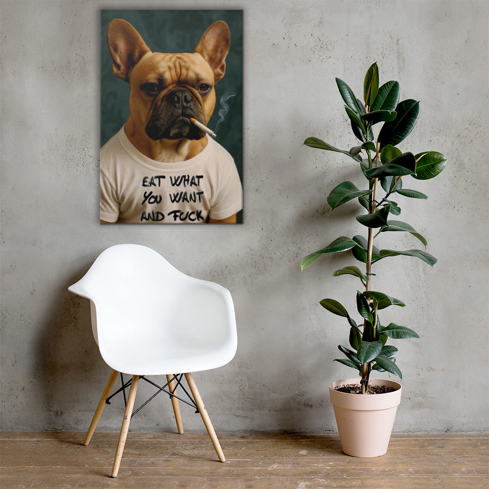 Frenchie With An Attitude Painting