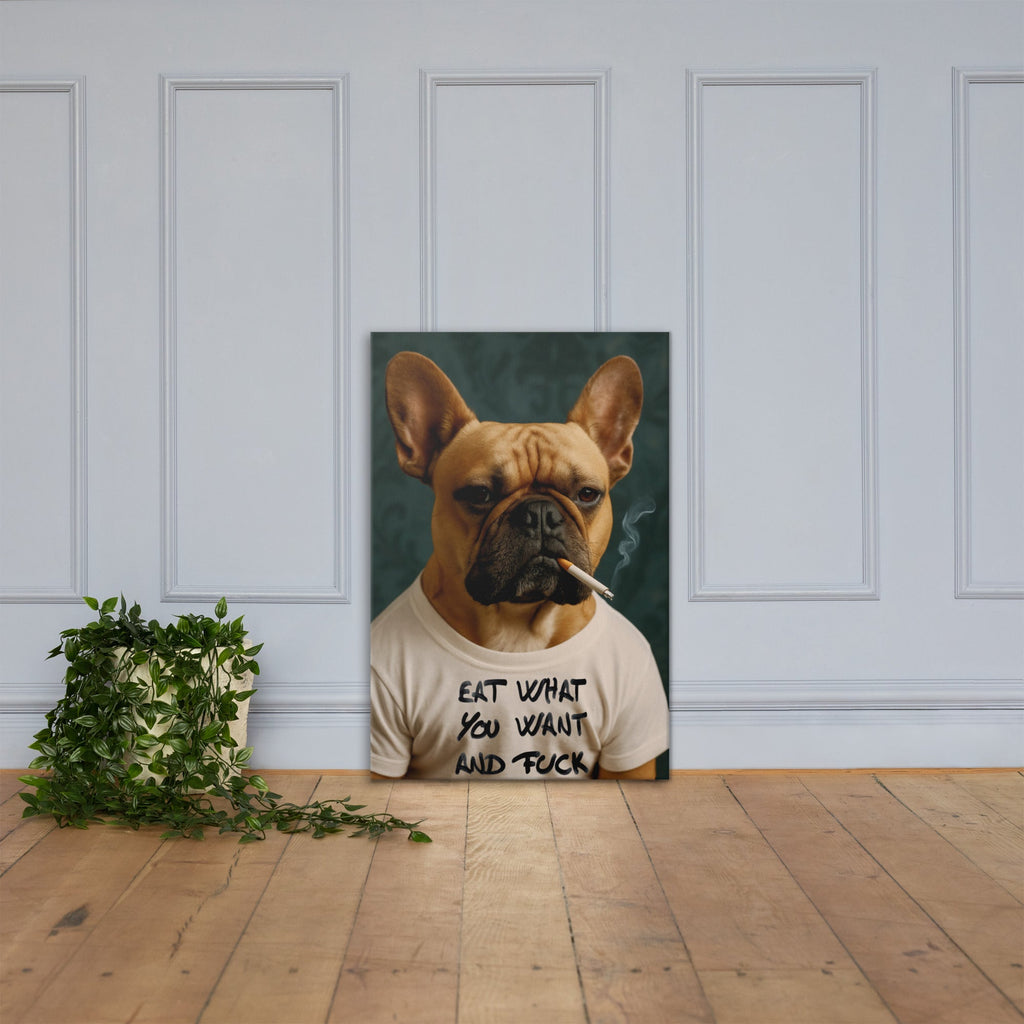 Frenchie With An Attitude Painting