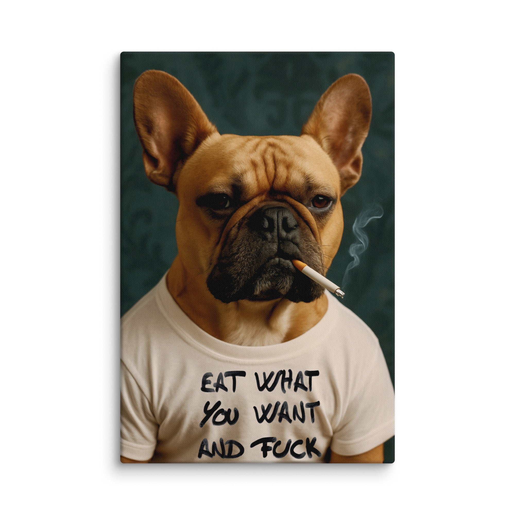 Frenchie With An Attitude Painting